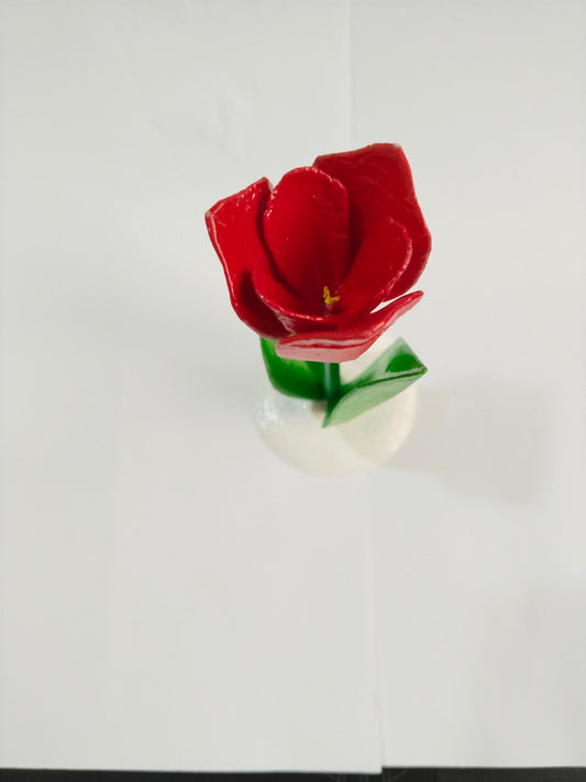 3D Baskı Gül Çiçeği Dekoru