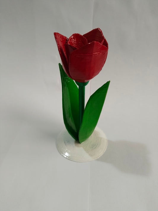 3D Baskı Gül Çiçeği Dekoru