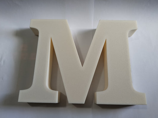 3D Baskı Dekoratif “M” Harfi